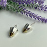 Vintage 925 Sterling Silver Gold Plated Earrings