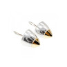 Vintage 925 Sterling Silver Gold Plated Earrings