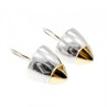 Vintage 925 Sterling Silver Gold Plated Earrings