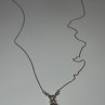 925 Sterling Silver Lapis Lazuli Necklace Length 19 In