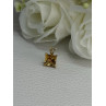 10K YELLOW GOLD CITRINE PENDANT LENGTH 0.40 INCH