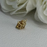 10K YELLOW GOLD CITRINE PENDANT LENGTH 0.40 INCH