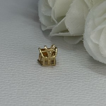 10K YELLOW GOLD CITRINE PENDANT LENGTH 0.40 INCH