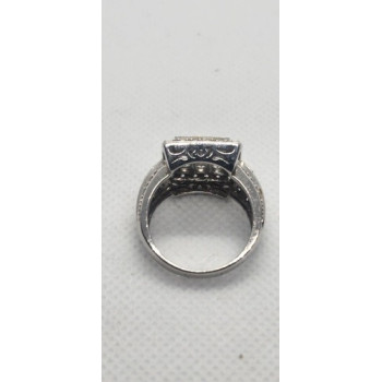 925 Sterling Silver CZ Ring Size 7.5