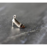 925 Sterling Silver Garnet & Heliodor 