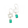 925 Sterling Silver Malachite Earrings