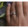 925 Sterling Silver Purple Tourmaline Ring Size 6.5