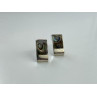 Vintage 925 Sterling Silver Haliotis Stud Earrings