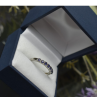 925 Sterling Silver Iolite Ring Size 7