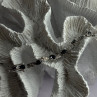 925 Sterling Silver Sapphire & Diamond Bracelet Length 7