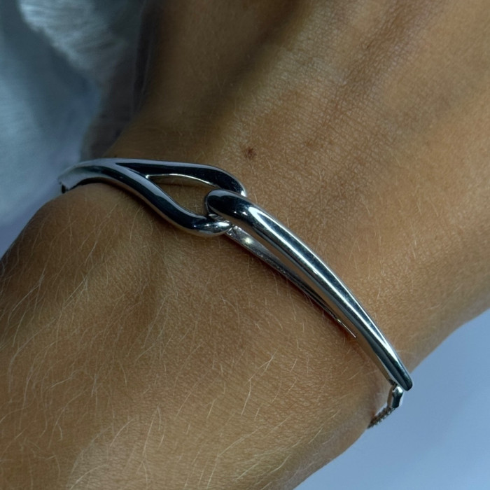 Elegant 925 Sterling Silver Bracelet Sizable
