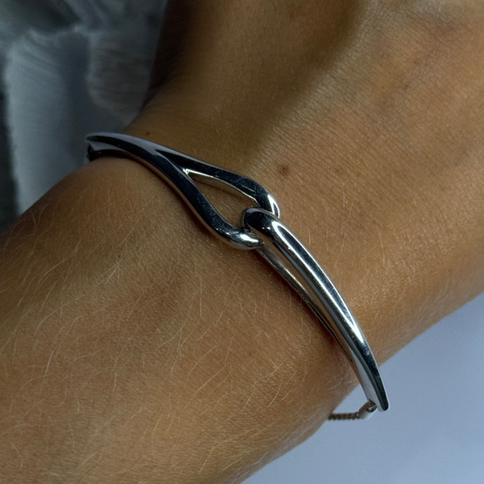 Elegant 925 Sterling Silver Bracelet Sizable