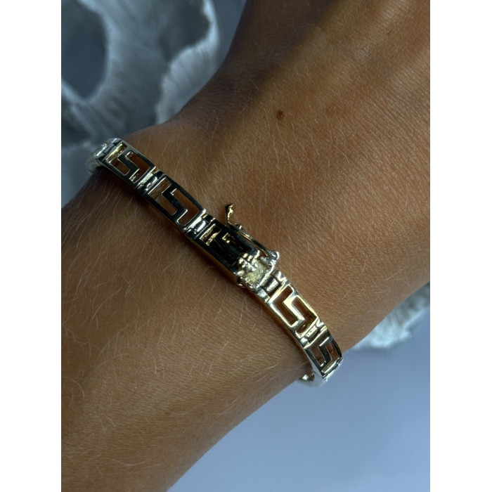 Elegant 925 Sterling Silver Bracelet Length 7