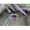 925 Sterling Silver Amethyst Ring Size 6.5