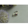 925 Sterling Silver Pink Spinel & Topaz Ring Size 7