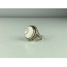Vintage 925 Sterling Silver Agate Ring Size 9.5