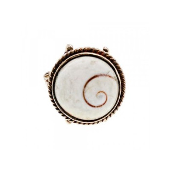 Vintage 925 Sterling Silver Agate Ring Size 9.5