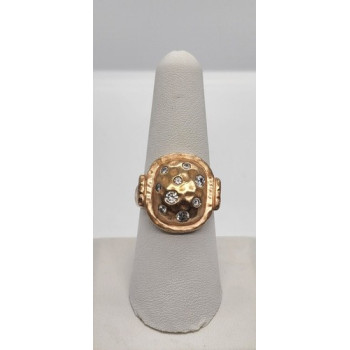 925 Sterling Silver CZ Ring Size 8