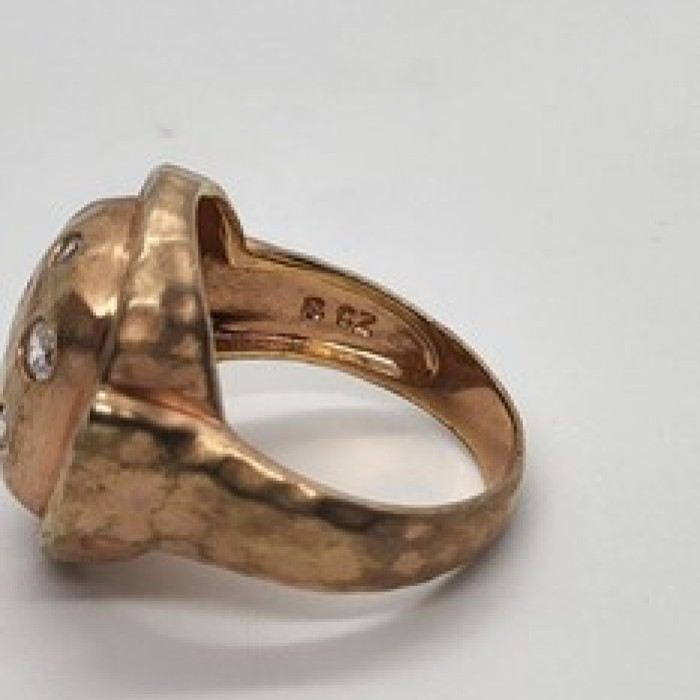 925 Sterling Silver CZ Ring Size 8