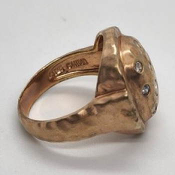 925 Sterling Silver CZ Ring Size 8
