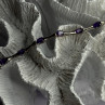 925 Sterling Silver Purple Tourmaline Bracelet Length 7