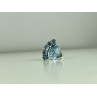 925 Sterling Silver Blue Spinel Ring Size 8