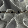 925 Sterling Silver Gold Plated Sapphire & Diamond Bracelet Length 7.5