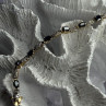 925 Sterling Silver Gold Plated Sapphire & Diamond Bracelet Length 7.5
