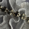 Vintage 925 Sterling Silver Abalone Bracelet Length 7
