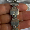 Vintage 925 Sterling Silver Abalone Bracelet Length 7