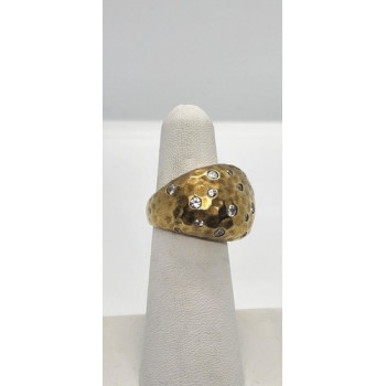 925 Sterling Silver CZ Ring Size 5