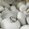 Jabel 18K White Gold Diamonds Ring Size 4.5