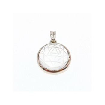 925 Sterling Silver Achroite ( White Tourmaline) Pendant