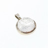 925 Sterling Silver Achroite ( White Tourmaline) Pendant