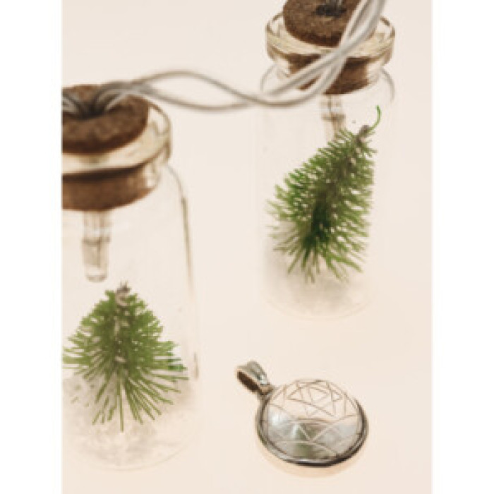 925 Sterling Silver Achroite ( White Tourmaline) Pendant