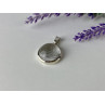 925 Sterling Silver Achroite ( White Tourmaline) Pendant