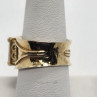 925 Sterling Silver Smoky Quartz Ring Size 8