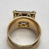 925 Sterling Silver Smoky Quartz Ring Size 8
