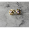 925 Sterling Silver Amethyst Stud Earrings