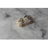 925 Sterling Silver Amethyst Stud Earrings
