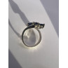 925 Sterling Silver & Sapphires Ring Size 6