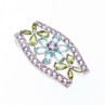 925 Sterling Silver Amethyst, Blue Spinel & Peridot Pendant