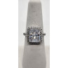 925 Sterling Silver CZ Ring Size 7