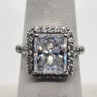925 Sterling Silver CZ Ring Size 7