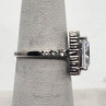 925 Sterling Silver CZ Ring Size 7