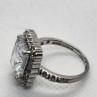 925 Sterling Silver CZ Ring Size 7