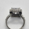 925 Sterling Silver CZ Ring Size 7