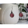 Vintage 925 Sterling Silver Agate Earrings