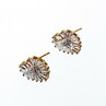 925 Sterling Silver Gold Plated CZ 