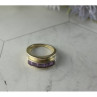 925 Sterling Silver Purple Tourmaline Ring Size 7